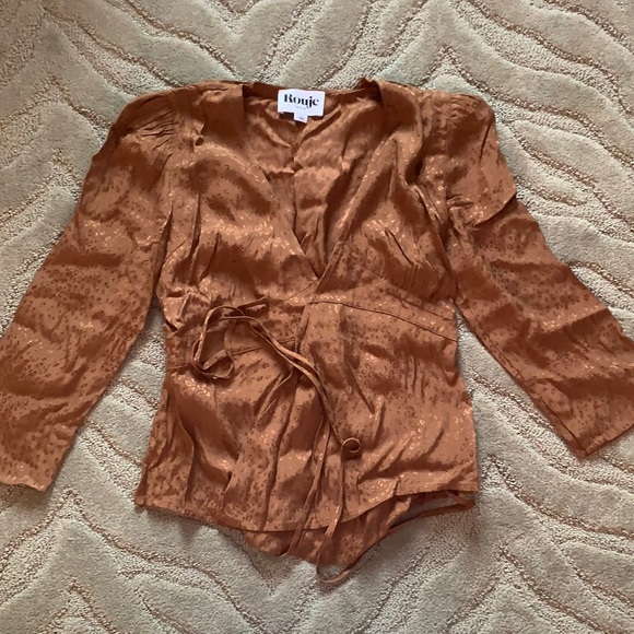 rouje : anna leopard top - Picture 2 of 7